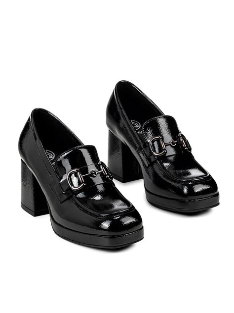 Mocasin Negro Casual Mujer Weide RQ72-4