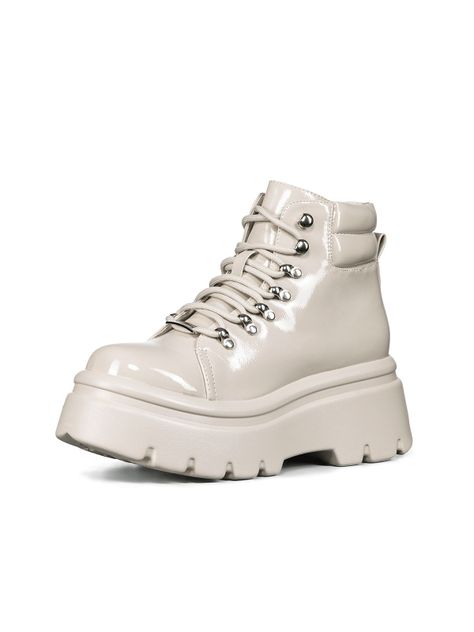 Botin Beige Casual Mujer Weide DH56-0