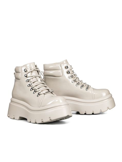 Botin Beige Casual Mujer Weide DH56-2