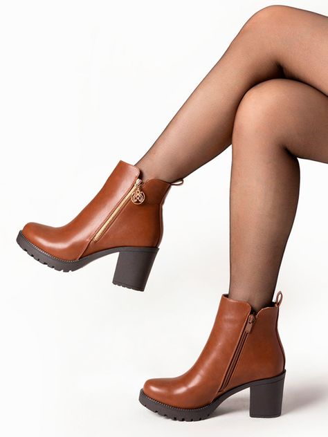 Botin Mujer Rocio Marrón Weide-1
