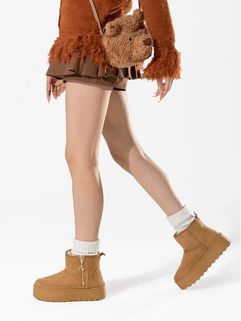 Botin Camel Casual Mujer Weide LT121-1