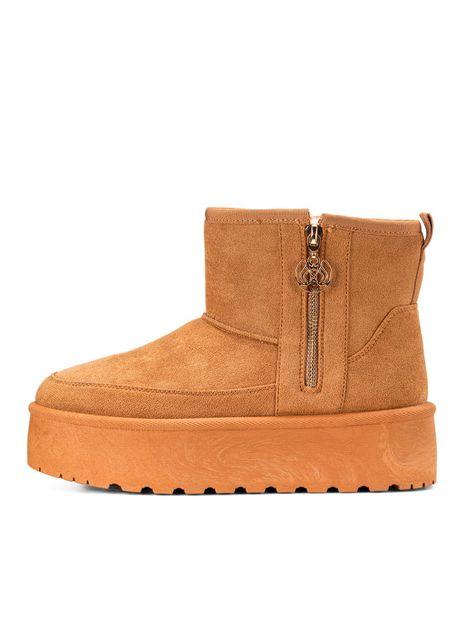 Botin Camel Casual Mujer Weide LT121-2
