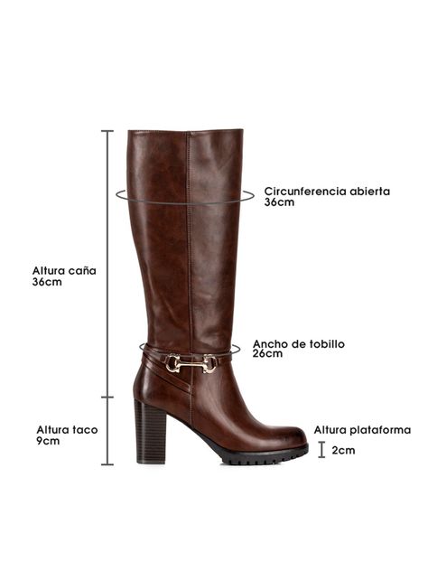 Bota Marron Casual Mujer Weide QBM01-6