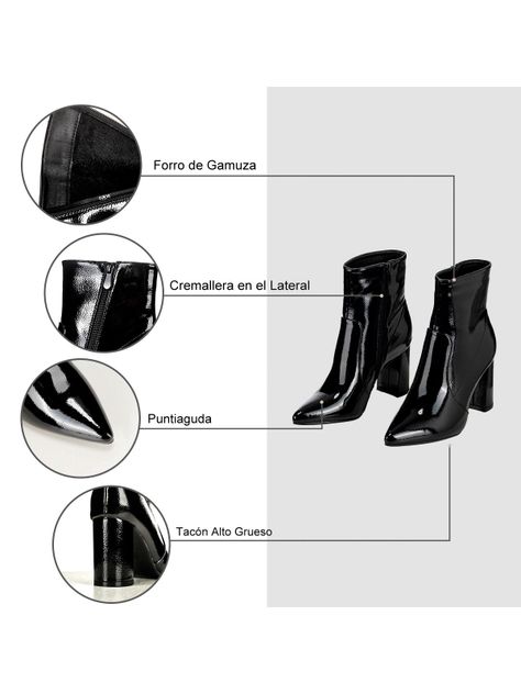 Botin Valentina RQ59  Negro Weide-7