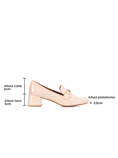 Mocasin Beige Formal Mujer Weide ZS52-5