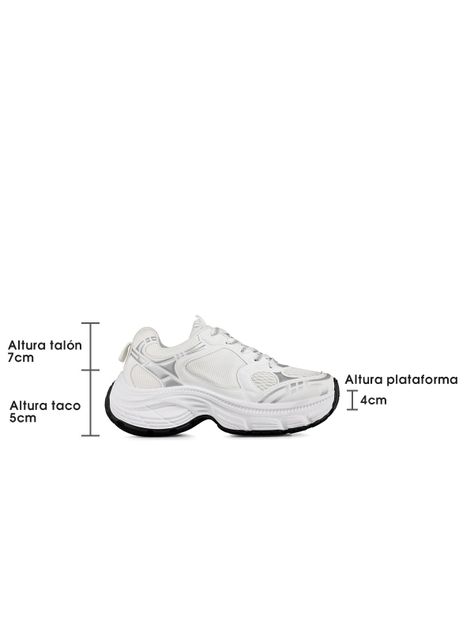 Zapatilla Deportiva Plataforma Mujer Confort Weide LT615-2