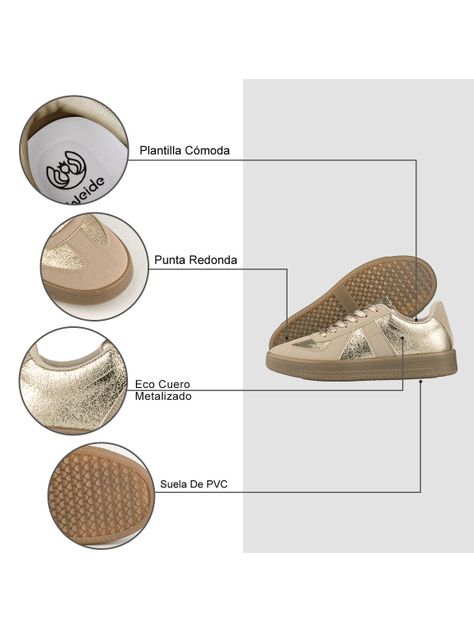Zapatilla Deportiva Comfort Mujer Eco Cuero Weide TFA201-5