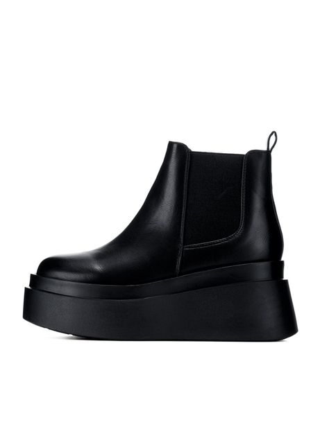 Botin Negro Casual Mujer Weide CZY587-4