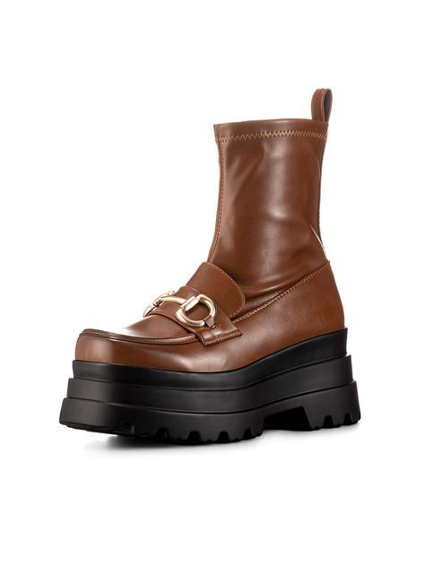 Botin Camel Casual Mujer Weide CZY578-0