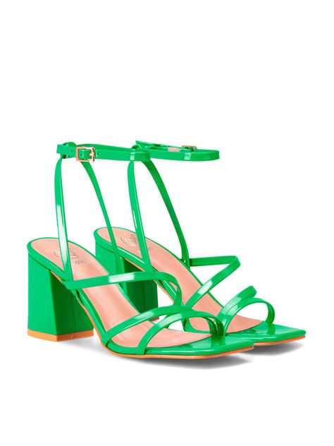 Sandalia Taco Verde Fiesta QIU299 Weide-2