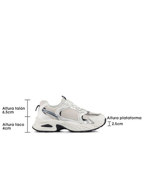 Zapatilla Deportiva De Malla Mujer Plataforma Weide SL12-4