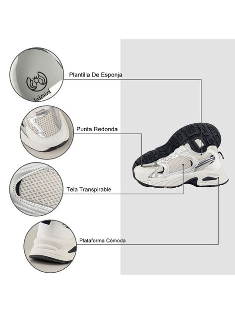 Zapatilla Deportiva De Malla Mujer Plataforma Weide SL12-5