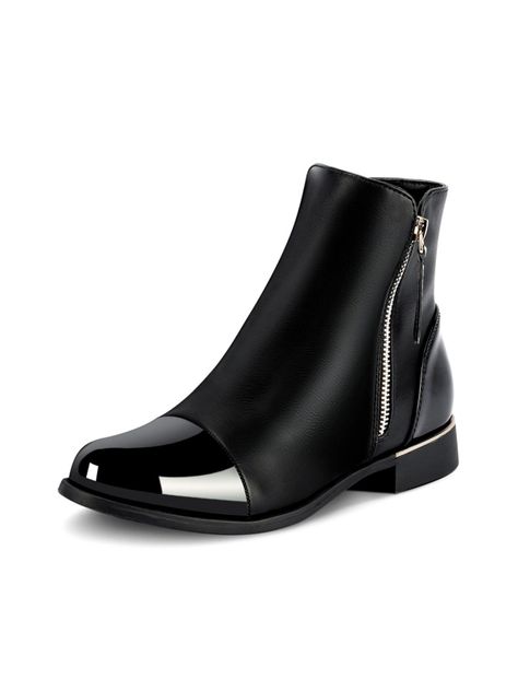 Botin Negro Casual Mujer Weide ZS50-0