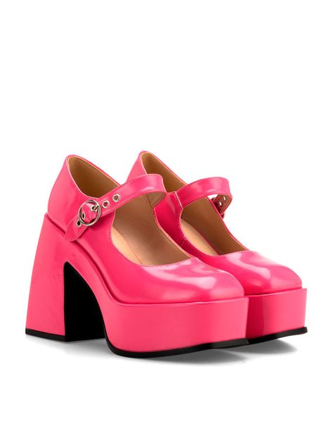 Zapato Taco Alto  Rosado Casual YL52 Weide-2