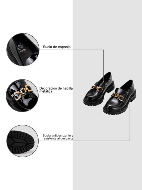 Zapato Taco Negro Casual JN20 Weide-6