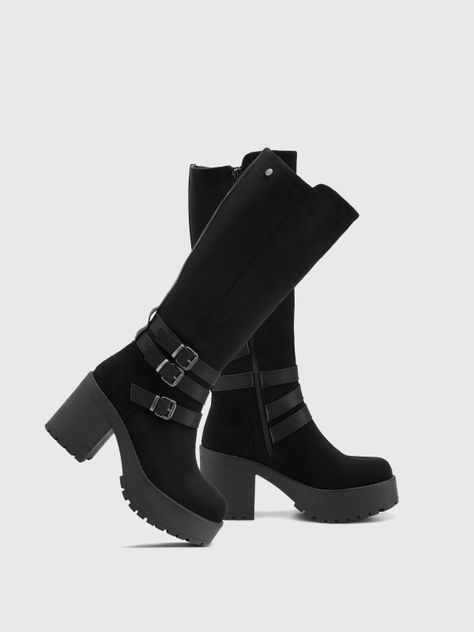 Bota Mujer Sabina Negro Weide-4