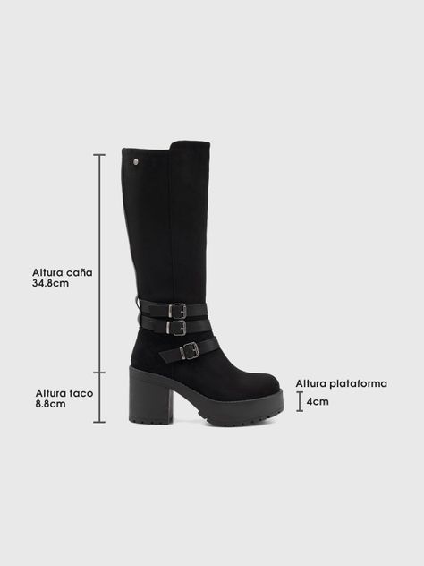 Bota Mujer Sabina Negro Weide-5
