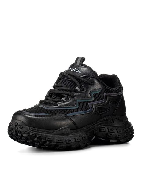 Zapatillas Negro Casual Mujer Weide SL02-0