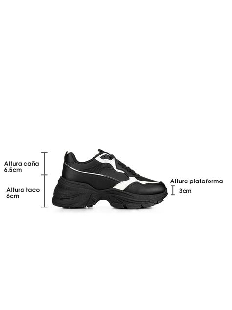 Zapatillas Negro Casual Mujer Weide SL06-5