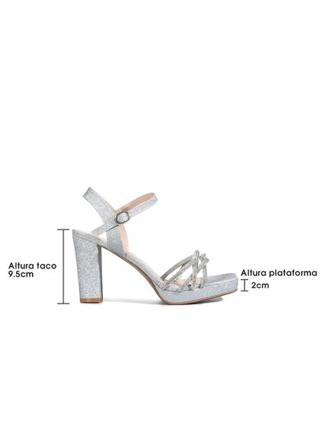 Sandalia Fiesta Glitter Elegante Mujer Weide YOU236-4