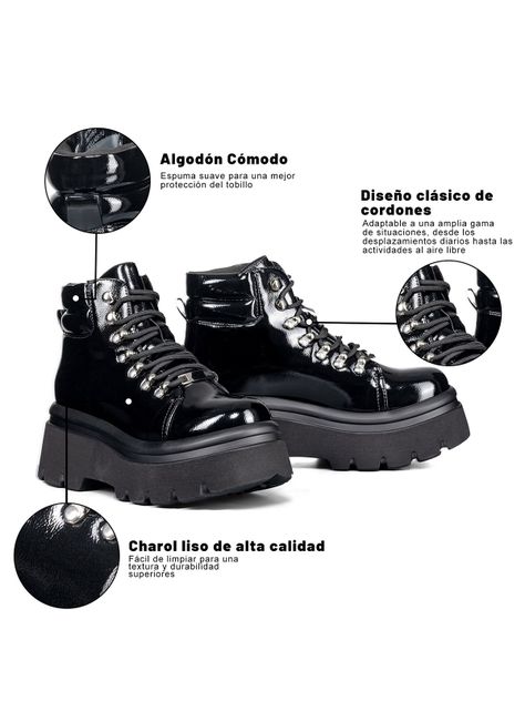 Botin Mujer Lucía Negro Weide-4