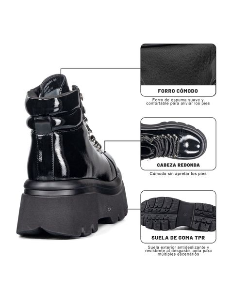Botin Mujer Lucía Negro Weide-5