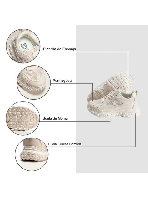 Zapatillas Beige Casual Mujer Weide SL03-6