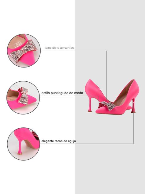 Zapato Taco Alto Durazno Fiesta QIU313 Weide-5