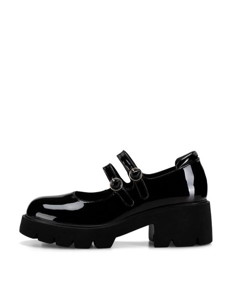 Zapato Taco Negro Casual Mujer Weide YL57-2