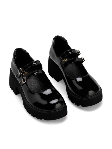 Zapato Taco Negro Casual Mujer Weide YL57-4