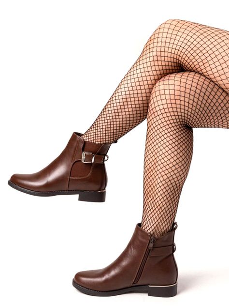 Botin Marron Casual Mujer Weide ZS51-1