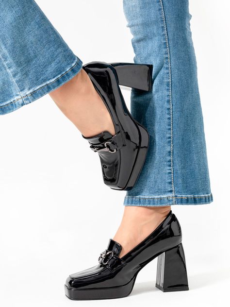 Mocasin Emilia Negro Weide-1