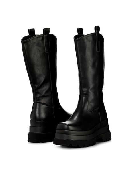 Bota Negro Casual Mujer Weide CZY580-2