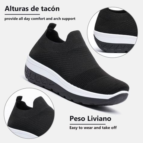 Zapatilla Aitziber Negro Weide-6