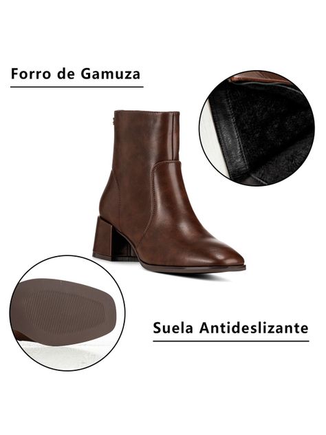 Botin Marron Casual Mujer Weide RQ70-5