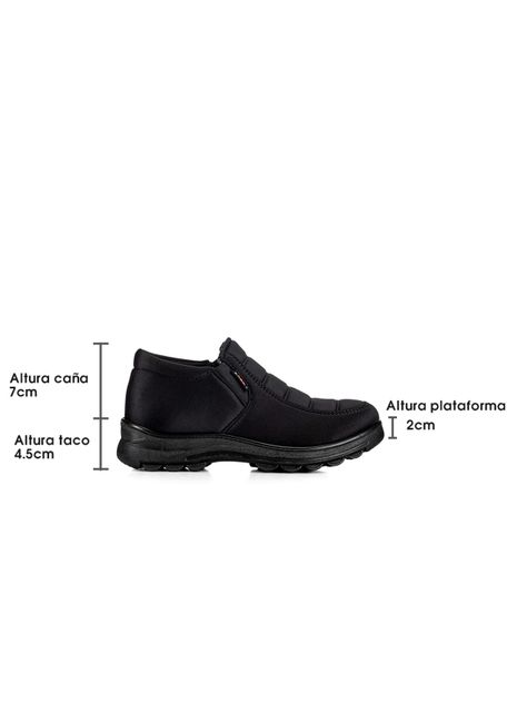 Botin Negro Casual Mujer Weide TFA193-6