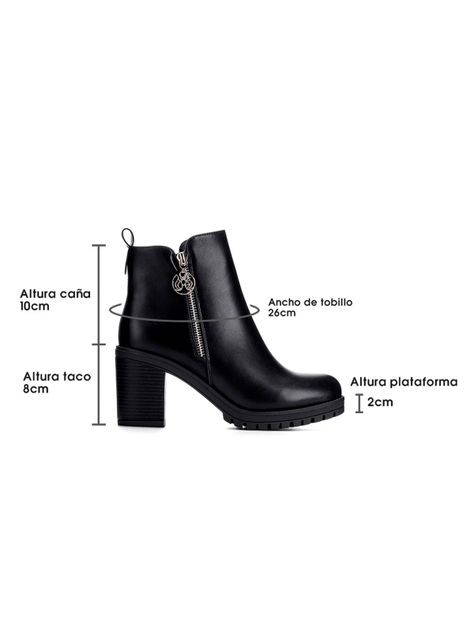 Botin Mujer Nahia Negro Weide-5