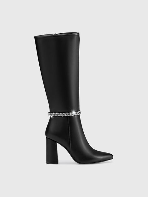 Bota Mujer Elena Negro Weide-2