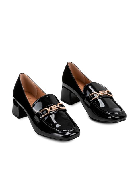 Mocasin Negro Formal Mujer Weide ZS52-4