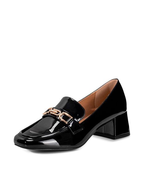 Mocasin Negro Formal Mujer Weide ZS52-0