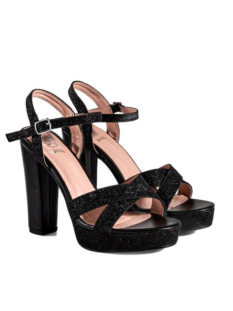 Sandalia Taco Alto Negro Fiesta YOU225 Weide-2