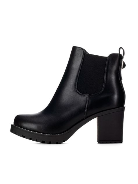 Botin Negro Casual Mujer Weide ZS37-2
