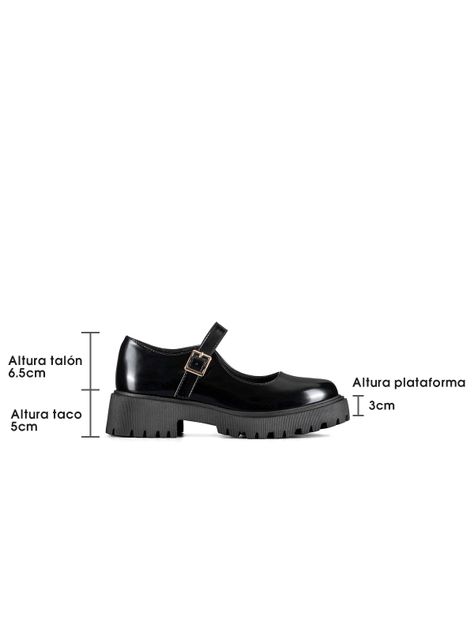 Zapatos Mary Jane Con Taco Fiesta Escolar Mujer Weide YOU250-4