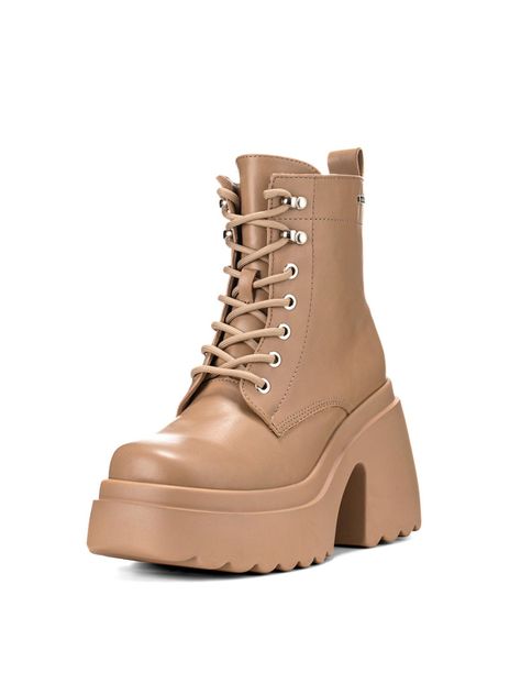 Botin Caqui Casual Mujer Weide DH72-0