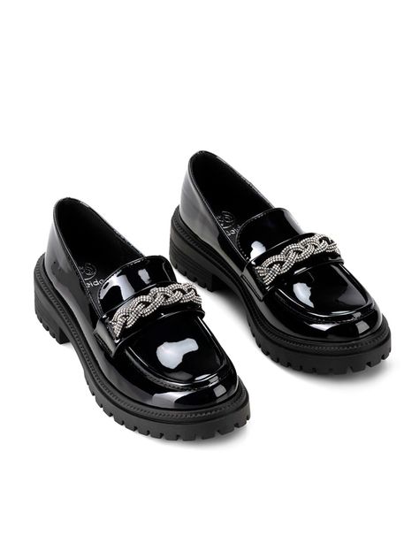 Zapato Taco Negro Casual JN21 Weide-4