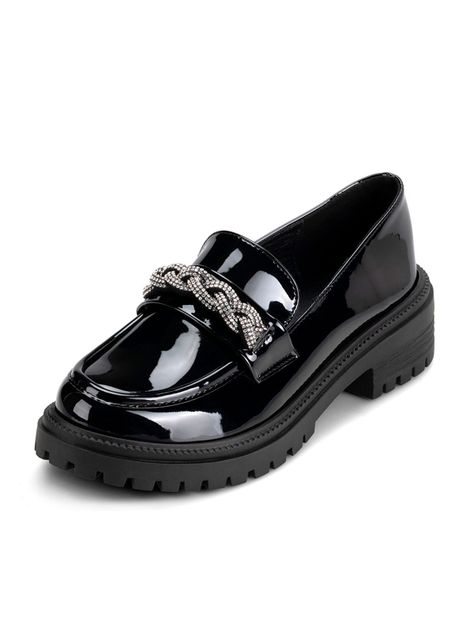 Zapato Taco Negro Casual JN21 Weide-0