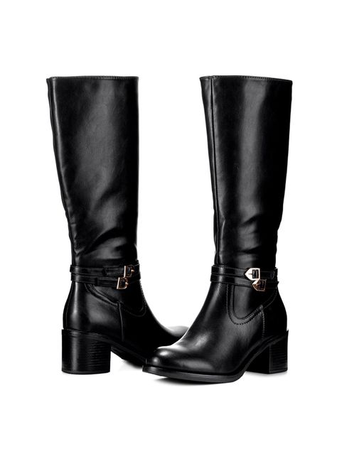 Bota Negro Casual Mujer Weide CZY582-4