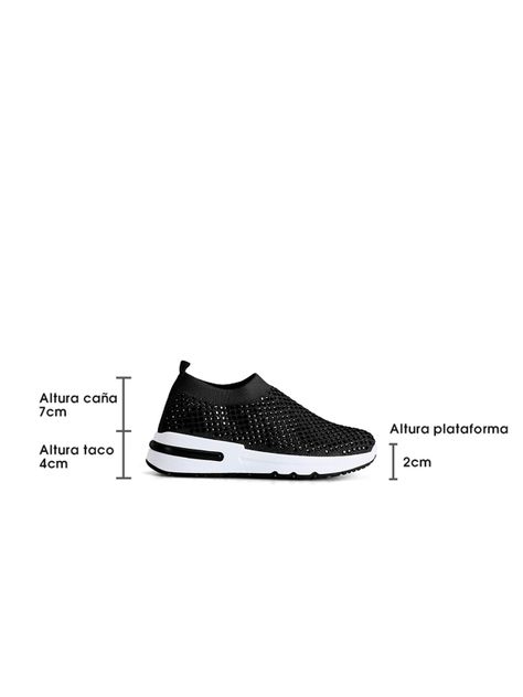 Zapatilla Negro Casual TFA181 Weide-4