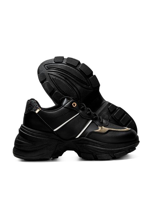 Zapatillas Negro Casual Mujer Weide SL05-4