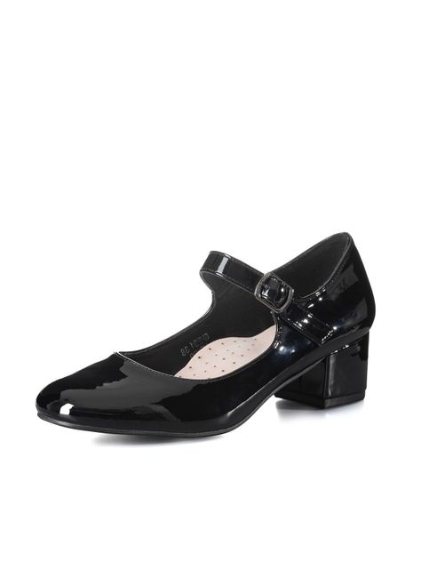 Zapatos Mary Jane Con Taco Charol Cómodo Mujer Weide GHE31-0